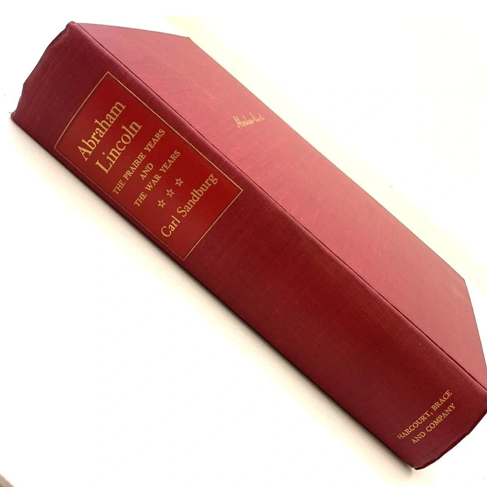 Abraham Lincoln: The Prairie Years &  The War Years by Carl Sandberg 1st…